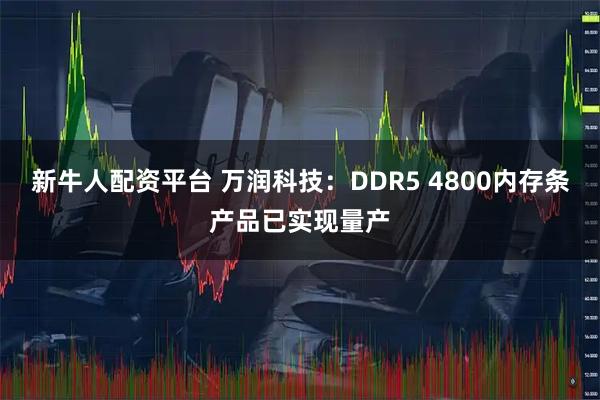 新牛人配资平台 万润科技:DDR5 4800内存条产品已实现量产